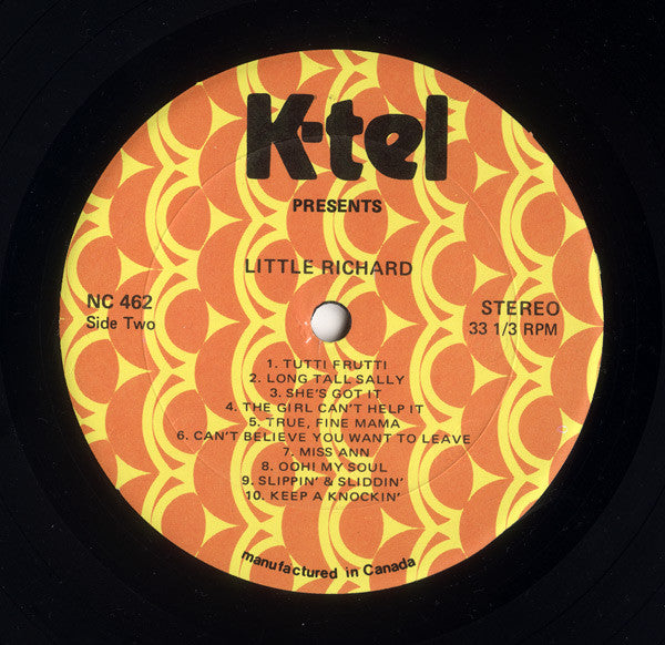 Little Richard : K-tel Presents Little Richard Live! 20 Super Hits (LP, Album)