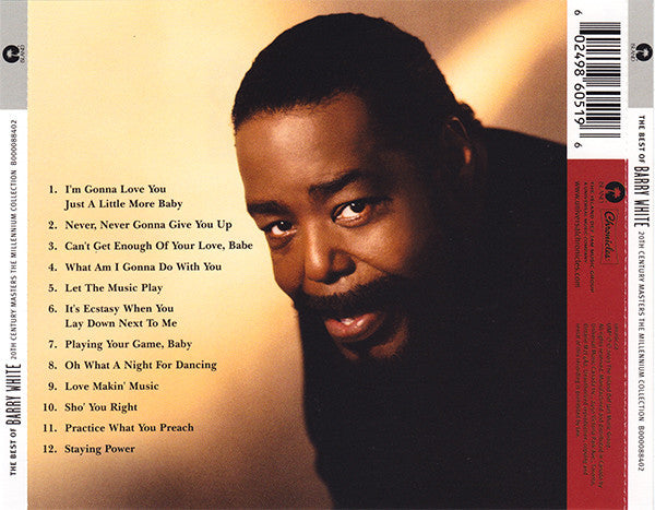 Barry White : The Best Of Barry White (CD, Comp, RM)
