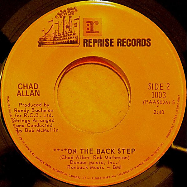 Chad Allan : West Coast Girl (7", Single)