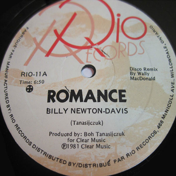 Billy Newton-Davis* : Romance (12")