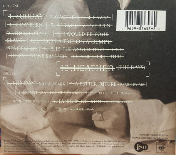 David Bowie : Heathen (CD, Album, CD  + CD, EP)