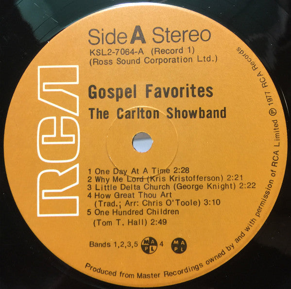 The Carlton Showband : 20 Gospel Favourites (2xLP, Album)
