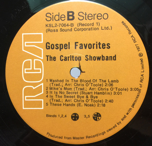 The Carlton Showband : 20 Gospel Favourites (2xLP, Album)