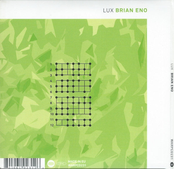 Brian Eno : Lux (CD, Album)