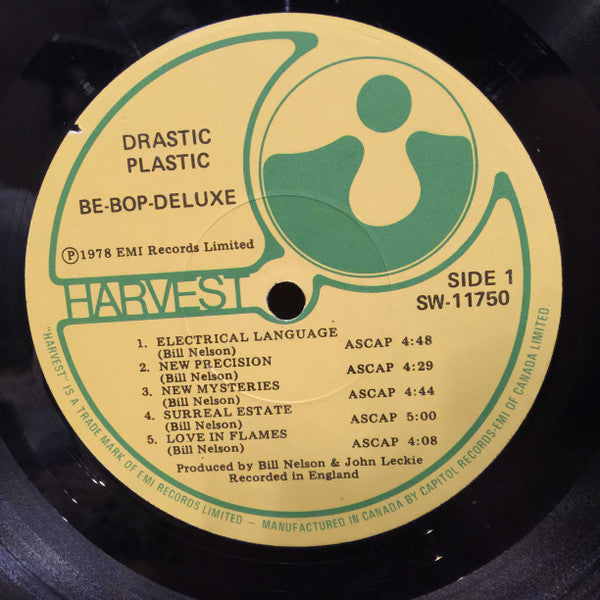 Be-Bop Deluxe* : Drastic Plastic (LP, Album)