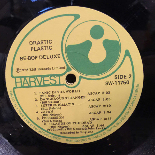 Be-Bop Deluxe* : Drastic Plastic (LP, Album)