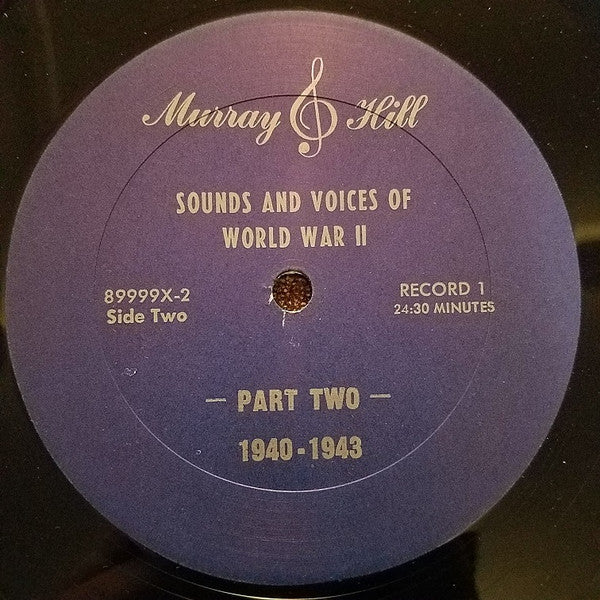 No Artist : The Sounds And Voices Of World War II (2xLP)