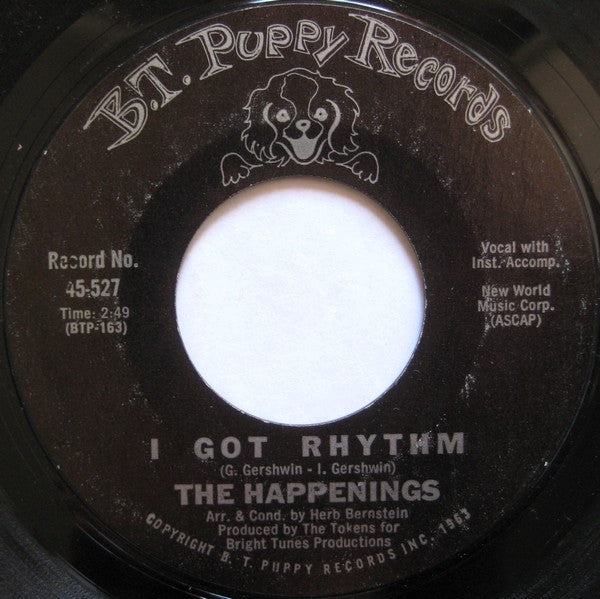 The Happenings : I Got Rhythm   (7", Single, Styrene, Mon)