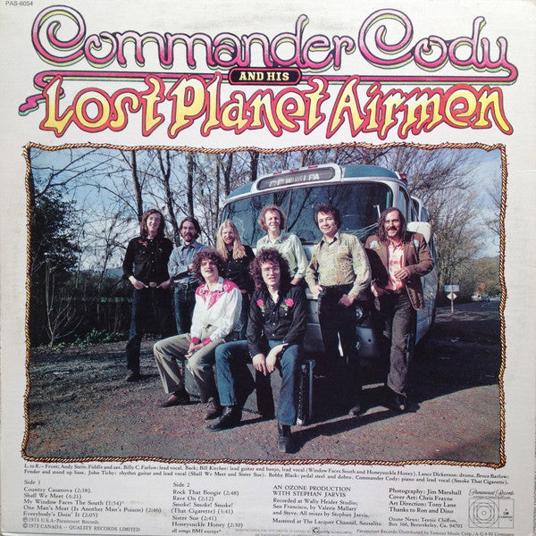 Commander Cody And His Lost Planet Airmen : Country Casanova (LP, Album)