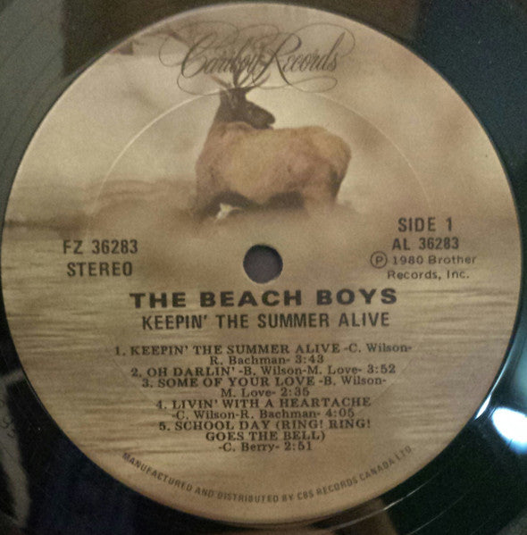 The Beach Boys : Keepin' The Summer Alive (LP, Album)