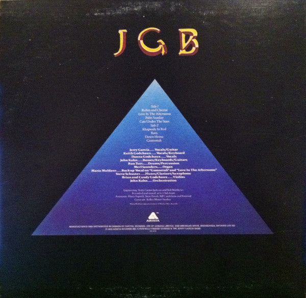 The Jerry Garcia Band : Cats Under The Stars (LP, Album)
