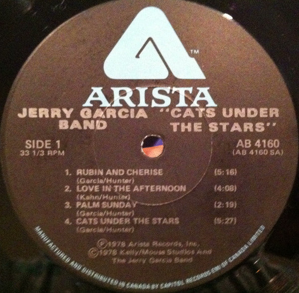 The Jerry Garcia Band : Cats Under The Stars (LP, Album)