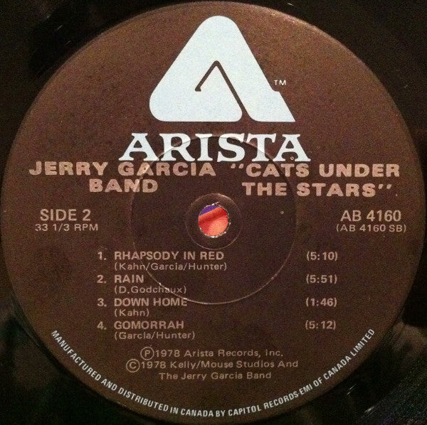 The Jerry Garcia Band : Cats Under The Stars (LP, Album)