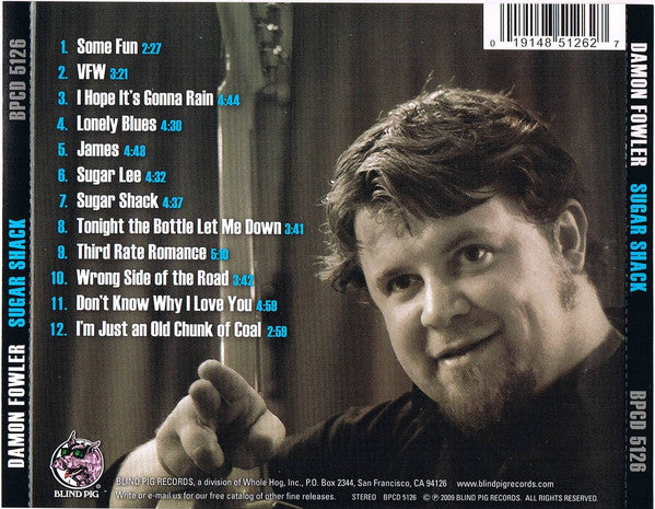 Damon Fowler : Sugar Shack (CD, Album)