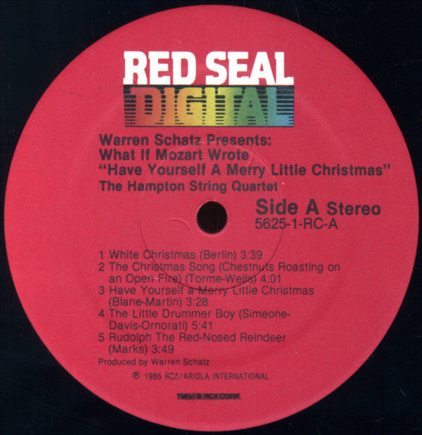 The Hampton String Quartet : What If Mozart Wrote "Have Yourself A Merry Little Christmas" (LP, Album)