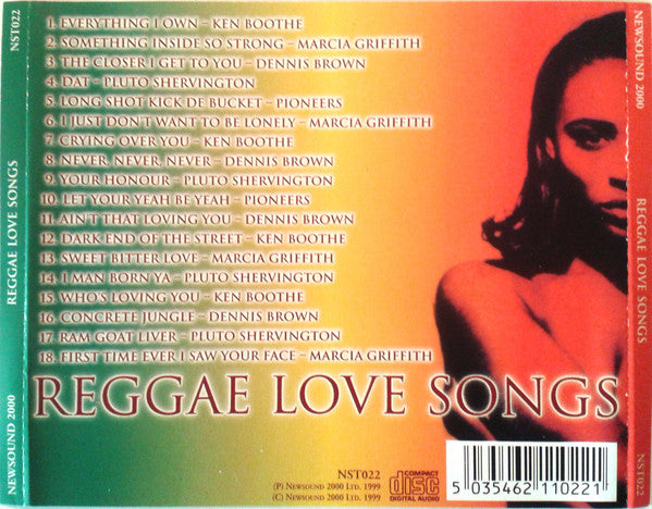 Various : Reggae Love Songs (CD, Comp)