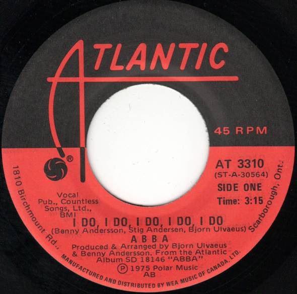 ABBA : I Do, I Do, I Do, I Do, I Do (7", Single)