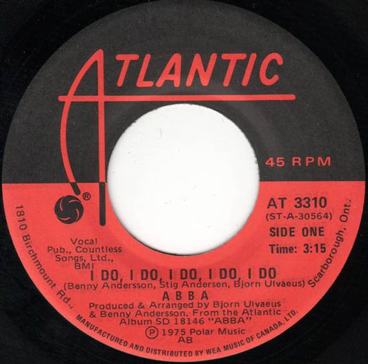 ABBA : I Do, I Do, I Do, I Do, I Do (7", Single)