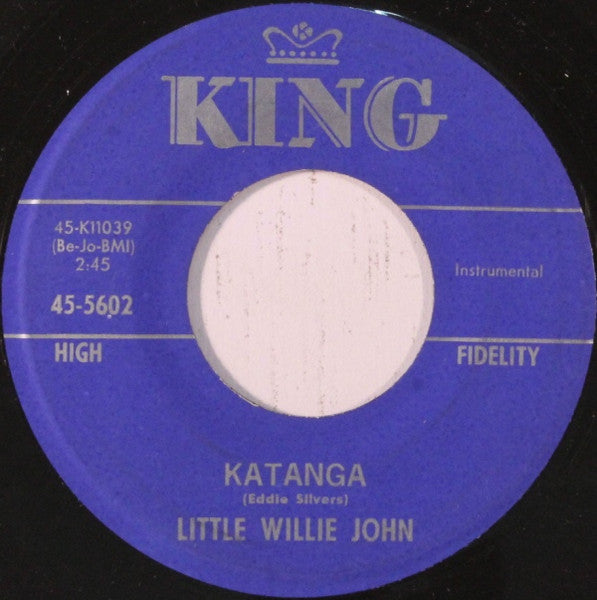 Little Willie John : The Masquerade Is Over / Katanga (7", Single)
