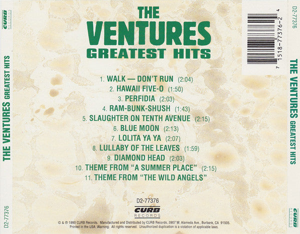 The Ventures : Greatest Hits (CD, Comp)