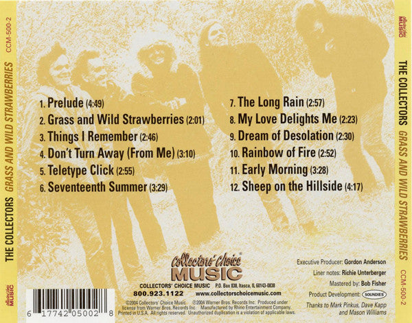 The Collectors (4) : Grass And Wild Strawberries (CD, Album, RE)