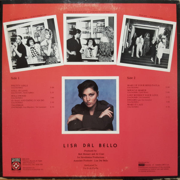 Lisa Dal Bello : Pretty Girls (LP, Album)