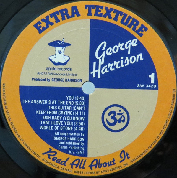 George Harrison : Extra Texture (Read All About It) (LP, Album)