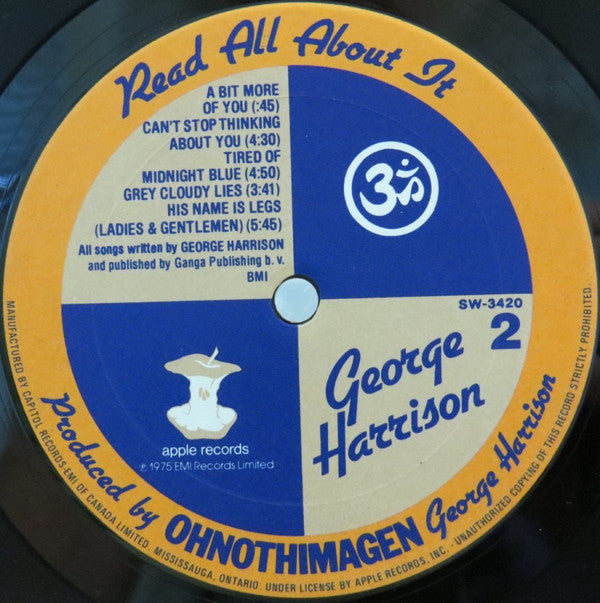 George Harrison : Extra Texture (Read All About It) (LP, Album)