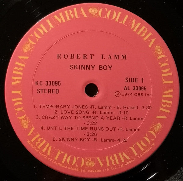 Robert Lamm : Skinny Boy (LP, Album)