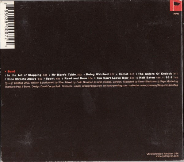 Wire : Send (CD, Album)