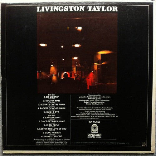Livingston Taylor : Livingston Taylor (LP, Album)