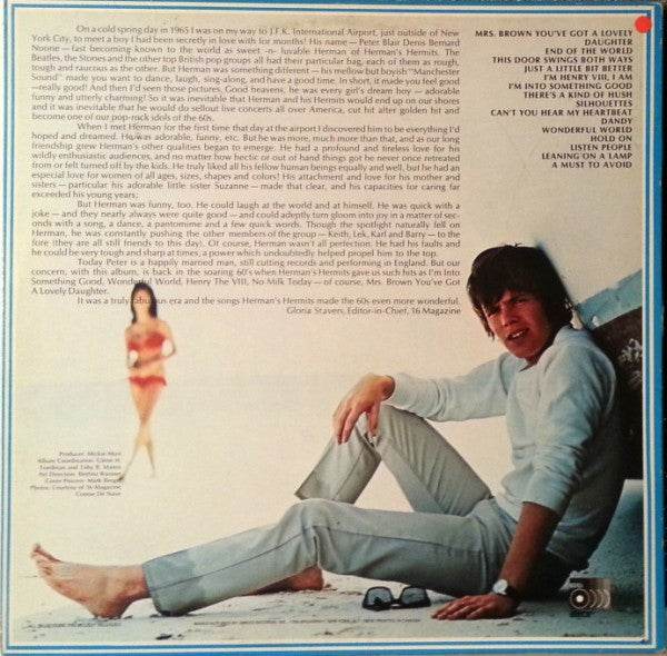 Herman's Hermits : 15 Greatest Hits (LP, Comp, RE)