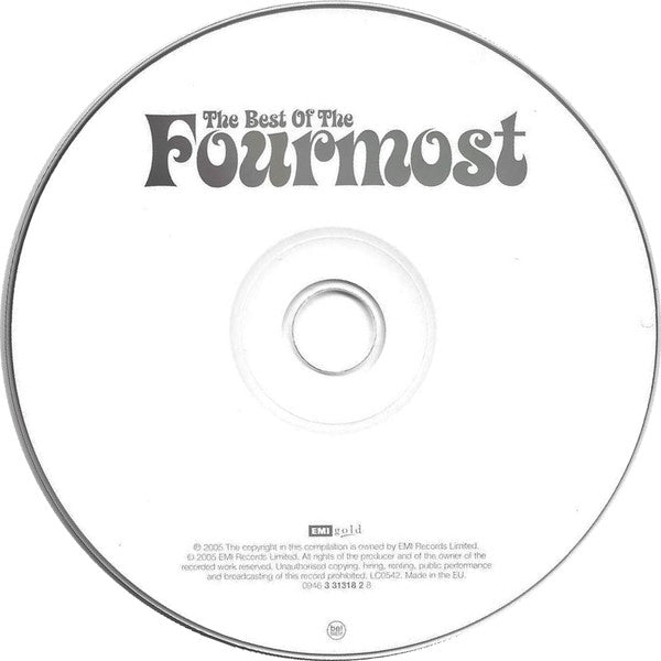 The Fourmost : The Best Of The Fourmost (CD, Comp)