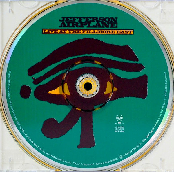 Jefferson Airplane : Live At The Fillmore East (CD, Album, RM)