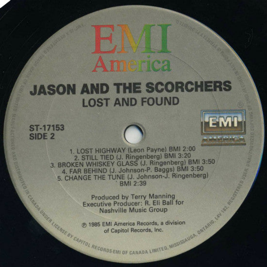 Jason & The Scorchers : Lost & Found (LP, Album)