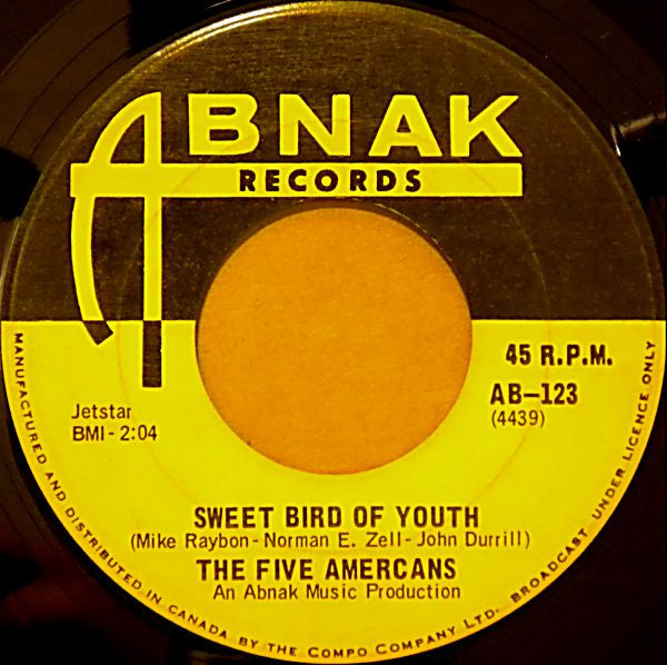 The Five Americans : Zip Code (7", Single)