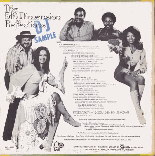 The 5th Dimension* : Reflections (LP, Comp)