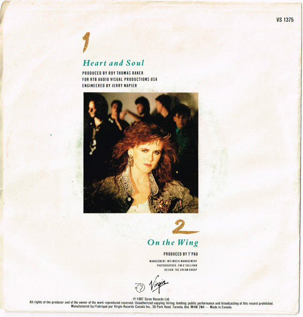 T'Pau : Heart And Soul (7")
