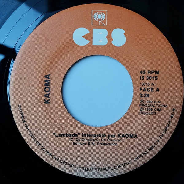 Kaoma : Lambada (7", Single)