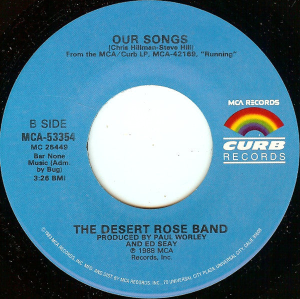 The Desert Rose Band* : Summer Wind (7", Single, Glo)