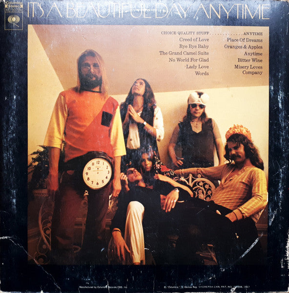 It's A Beautiful Day : Choice Quality Stuff / Anytime (LP, Album)