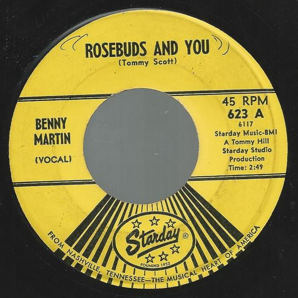 Benny Martin : Rosebuds And You / Sinful Cinderella (7")