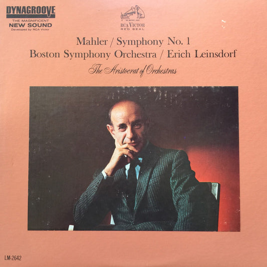 Gustav Mahler, Boston Symphony Orchestra, Erich Leinsdorf : Symphony No. 1 (LP, Mono)