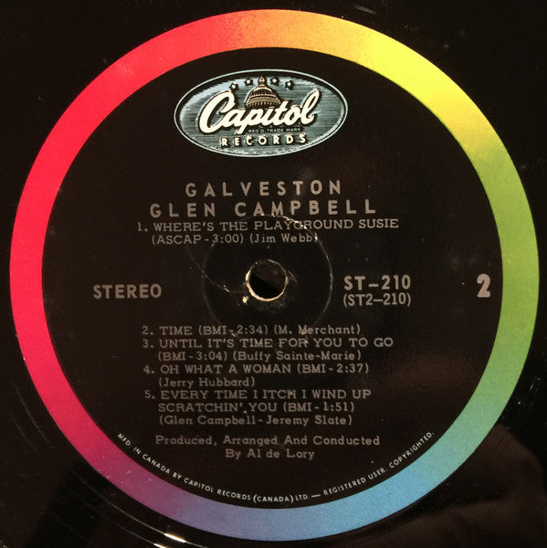 Glen Campbell : Galveston (LP, Album)