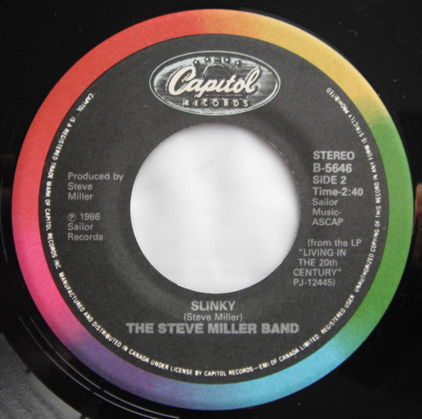 Steve Miller Band : I Want To Make The World Turn Around (7")
