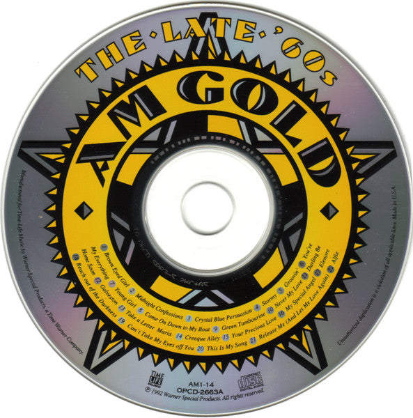 Various : AM Gold - The Late '60s (CD, Comp)