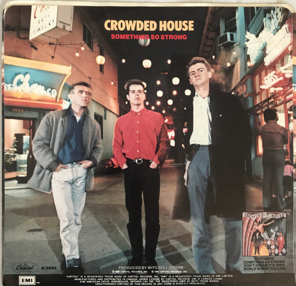 Crowded House : Something So Strong (7", Single)