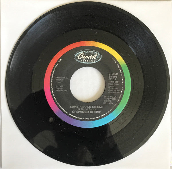 Crowded House : Something So Strong (7", Single)