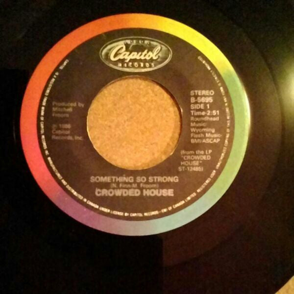 Crowded House : Something So Strong (7", Single)