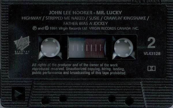 John Lee Hooker : Mr. Lucky (Cass, Album, Dol)